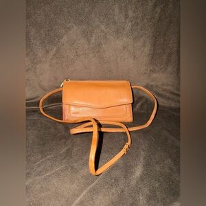 Fossil Cognac Leather Crossbody Bag